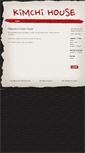 Mobile Screenshot of kimchihouseseattle.com